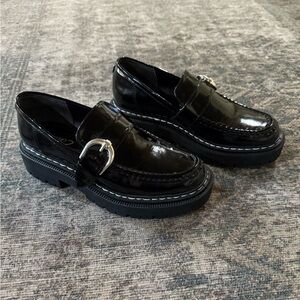 Circus by Sam Edelman Women’s Glossy Black Loafers